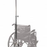 O2/IV HOLDER COMBINATION WITH STRAIGHT POLE