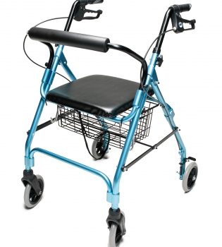 ROLLATOR ALUM LITEWT AQUA WALKABOUT LITE, LUMEX