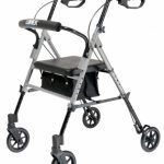 SET N GO HGT ADJ ROLLATOR SLVR LUMEX