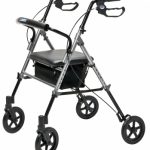 SET N GO WIDE ADJ ROLLATOR SLV LUMEX