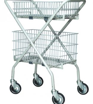 CART 2 TIER VERSACART, 5" CSTR LUMEX
