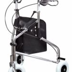 ROLLATOR CHROME THREE WHEELED LUMEX