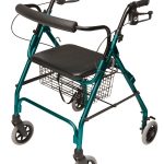 ROLLATOR ALUM LITEWT TEAL GRN WALKABOUT LITE, LUMEX