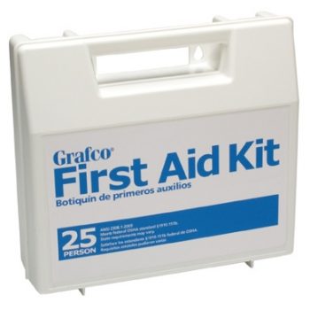 FIRST AID KITPLSTIC-25 PERSON GRAFCO