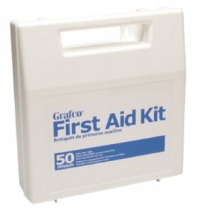 FIRST AID KITPLSTIC-50 PERSON GRAFCO