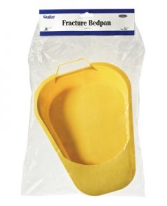FRACTURE BEDPAN G0LD- HANGING GRAFCO, INDIVIDUALLY WRAP
