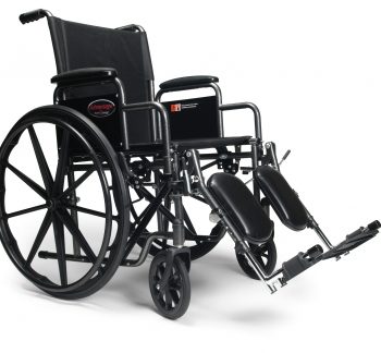 W/C ADVANTAGE 16X16 FXD D-FTR E&J - NYLON UPHOLSTERY