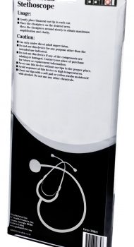 #SINGLE HEAD STETH, BLISTER PA LABTRON, BLISTER PACK, BLACK