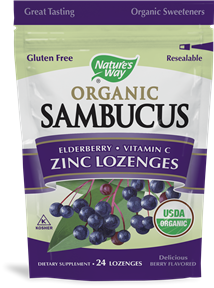 Sambucus Organic Zinc Lozenges