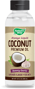 Liquid Coconut Oil Savory Garlic